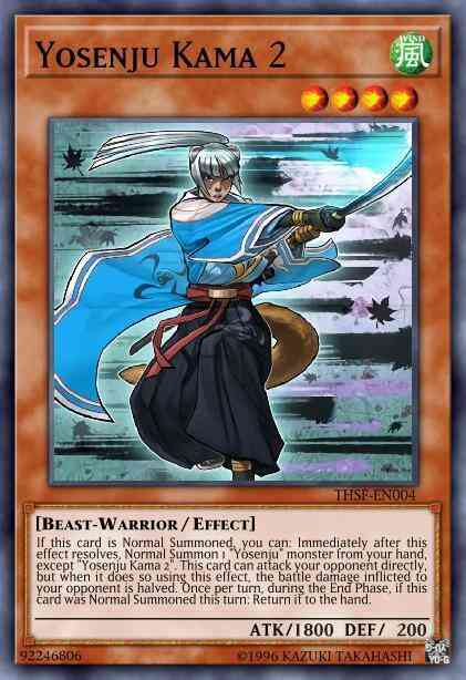 Yosenju Kama 2 - THSF-EN004 - Secret Rare - Unlimited