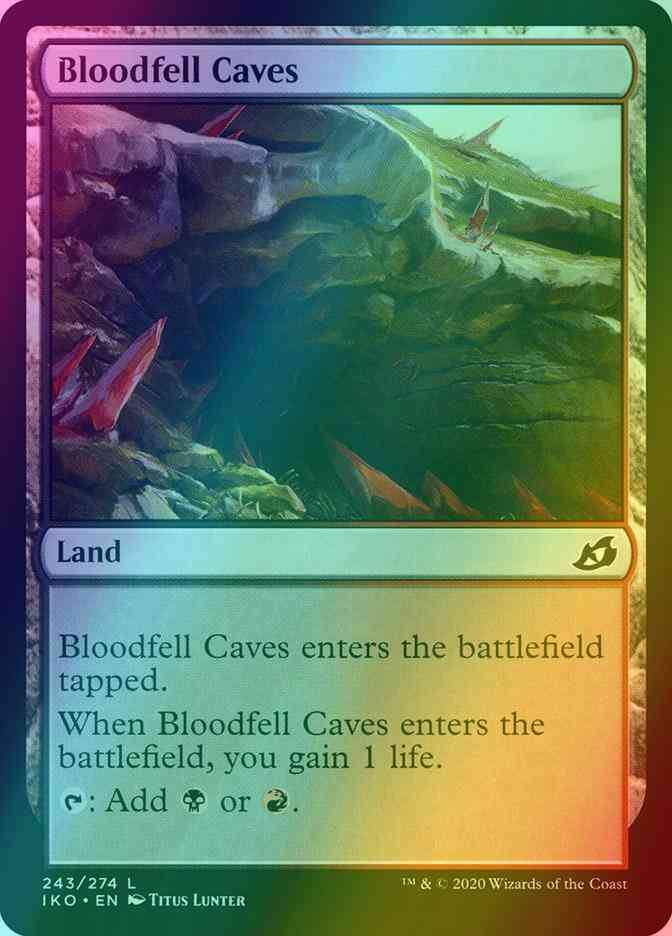 Bloodfell Caves [243] [Ikoria: Lair of Behemoths] [Foil]