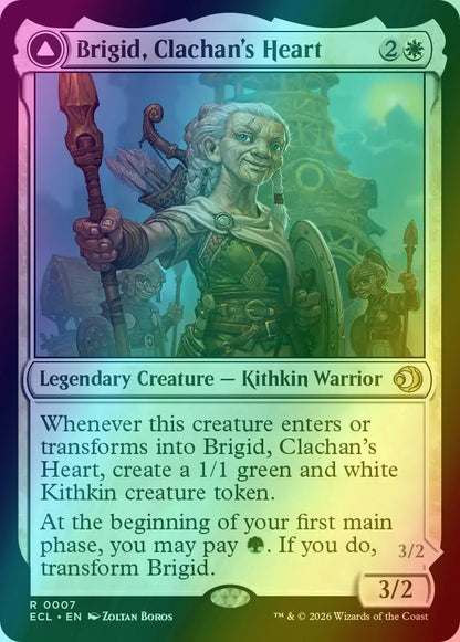 Brigid, Clachan's Heart // Brigid, Doun's Mind [7] [Lorwyn Eclipsed] [Foil]