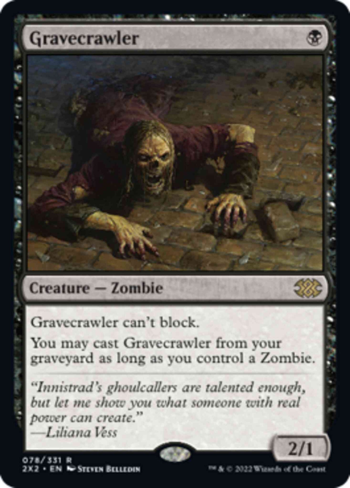 Gravecrawler [78] [Double Masters 2022] [Non-Foil]