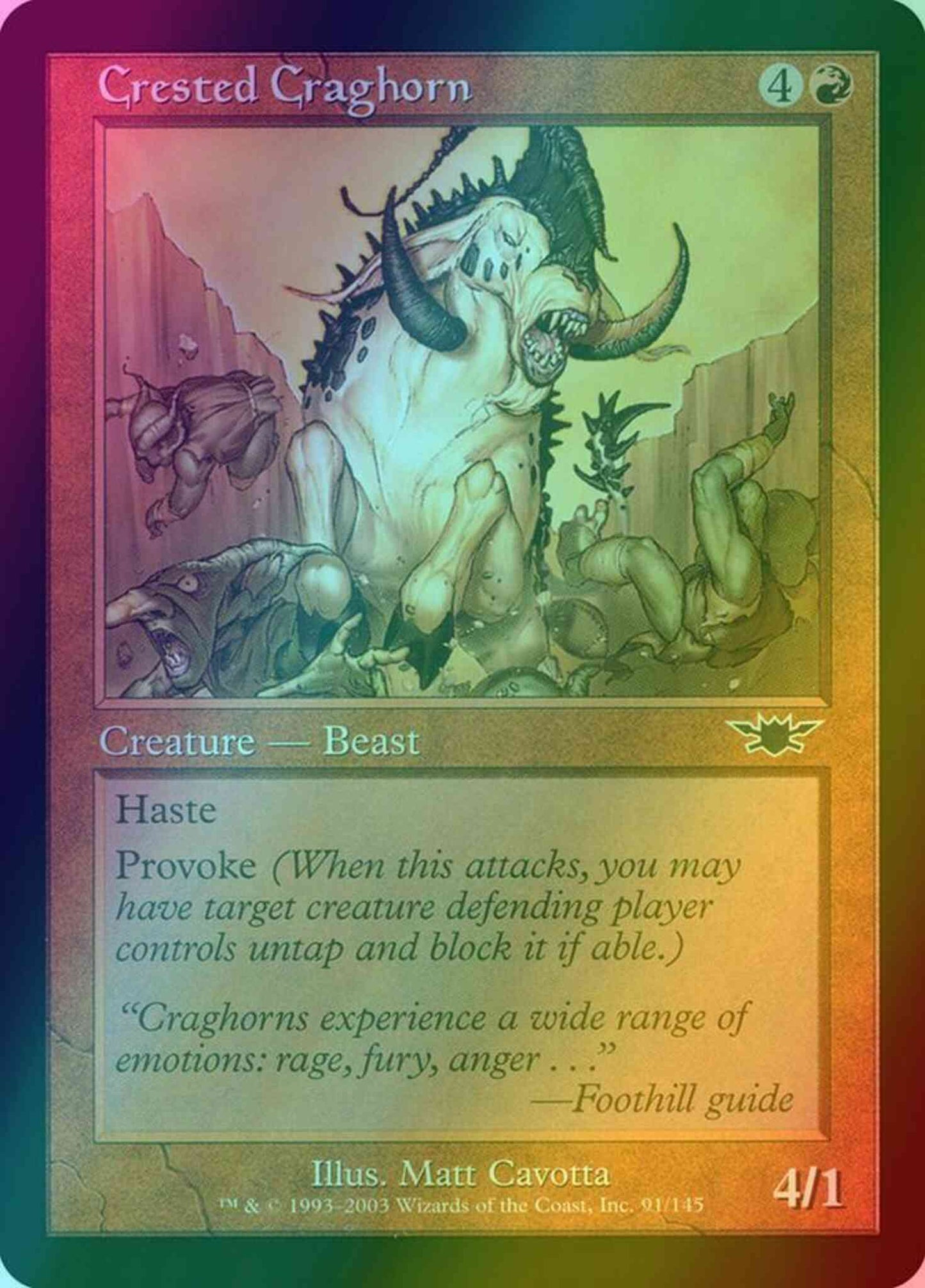 Crested Craghorn [91] [Legions] [Foil]
