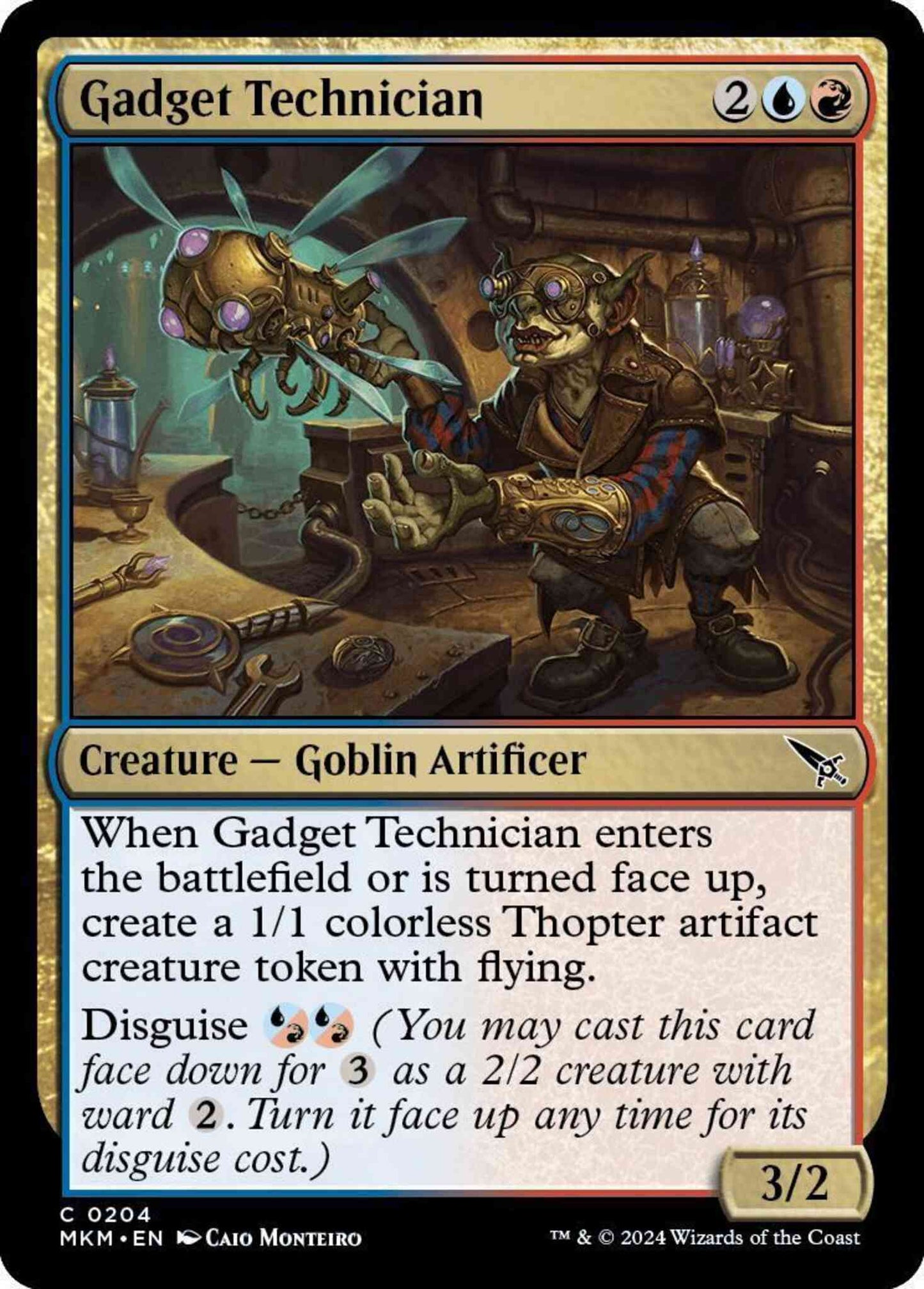 Gadget Technician [204] [Murders at Karlov Manor] [Non-Foil]