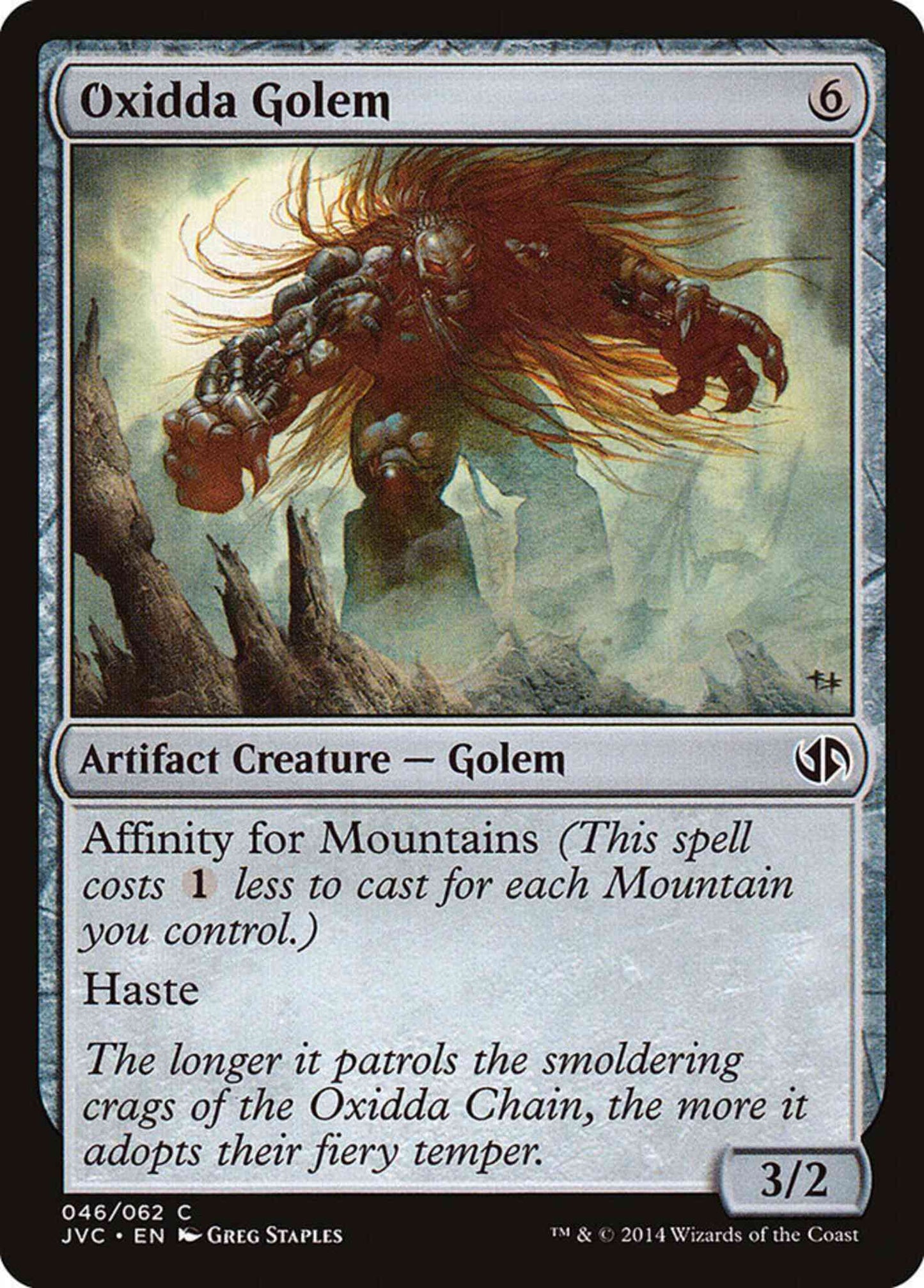 Oxidda Golem [46] [Duel Decks Anthology: Jace vs. Chandra] [Non-Foil]