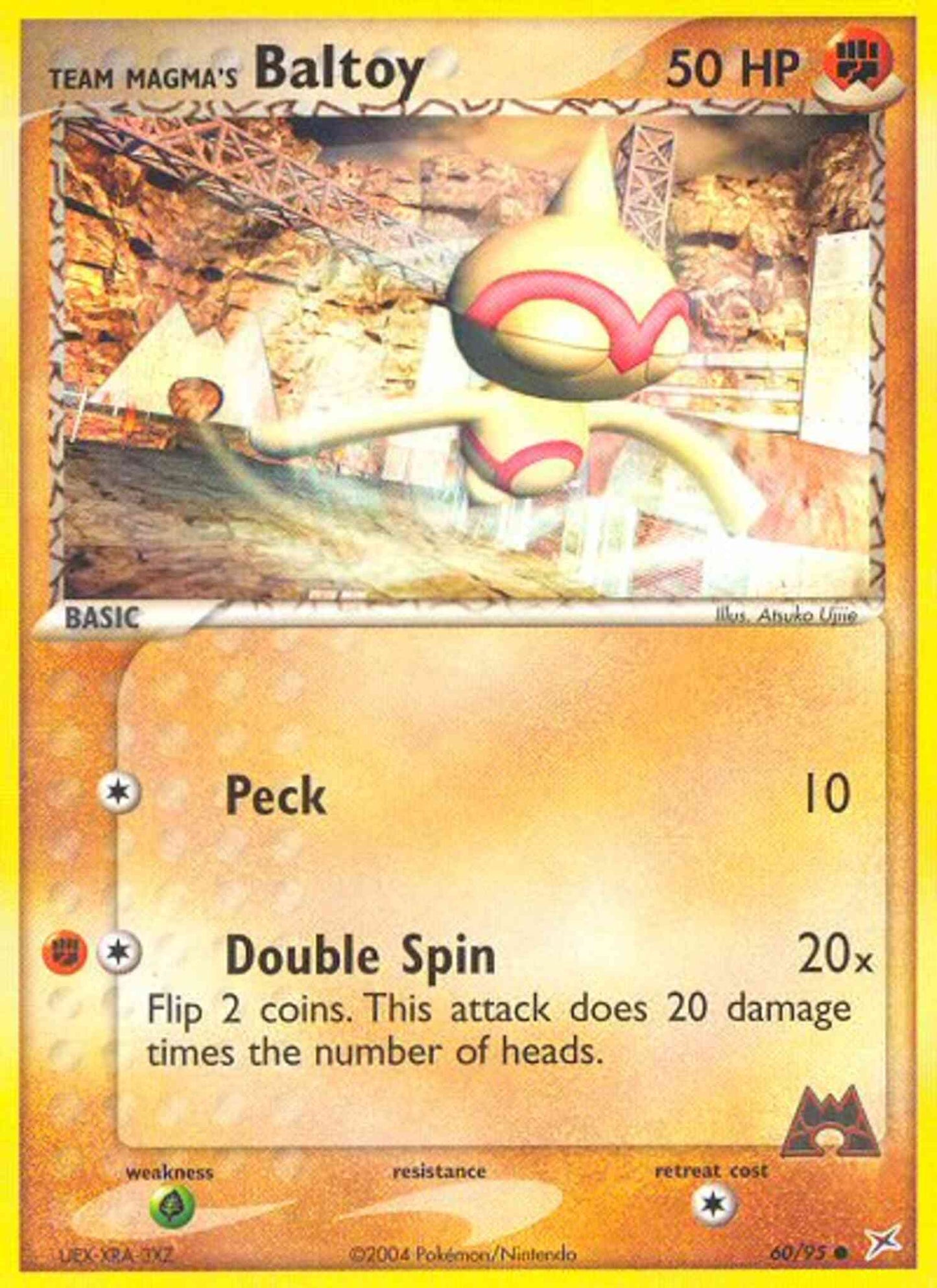 Team Magma's Baltoy - 60/95 - Common [ex4-60] [Reverse Holo]