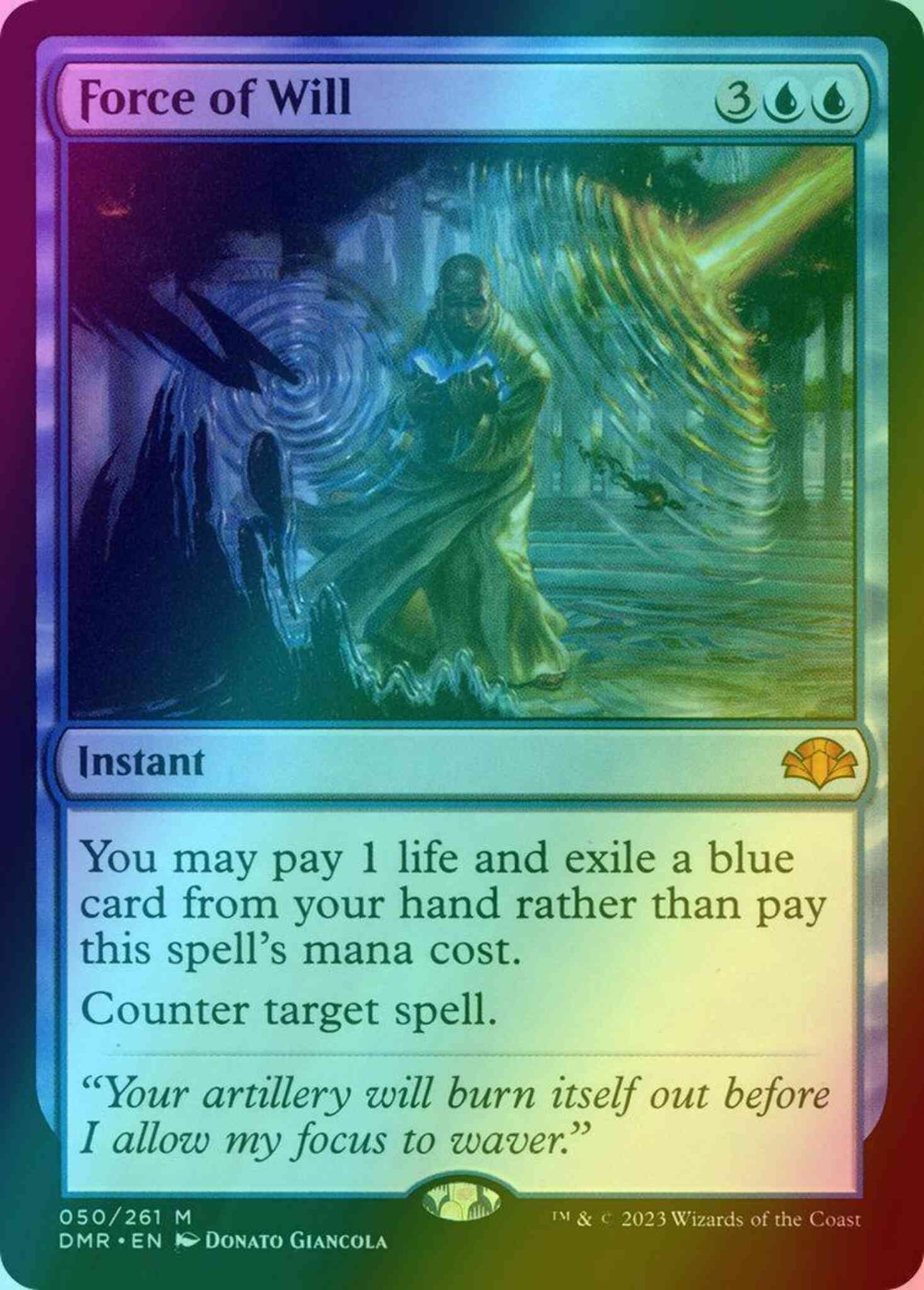 Force of Will [50] [Dominaria Remastered] [Foil]