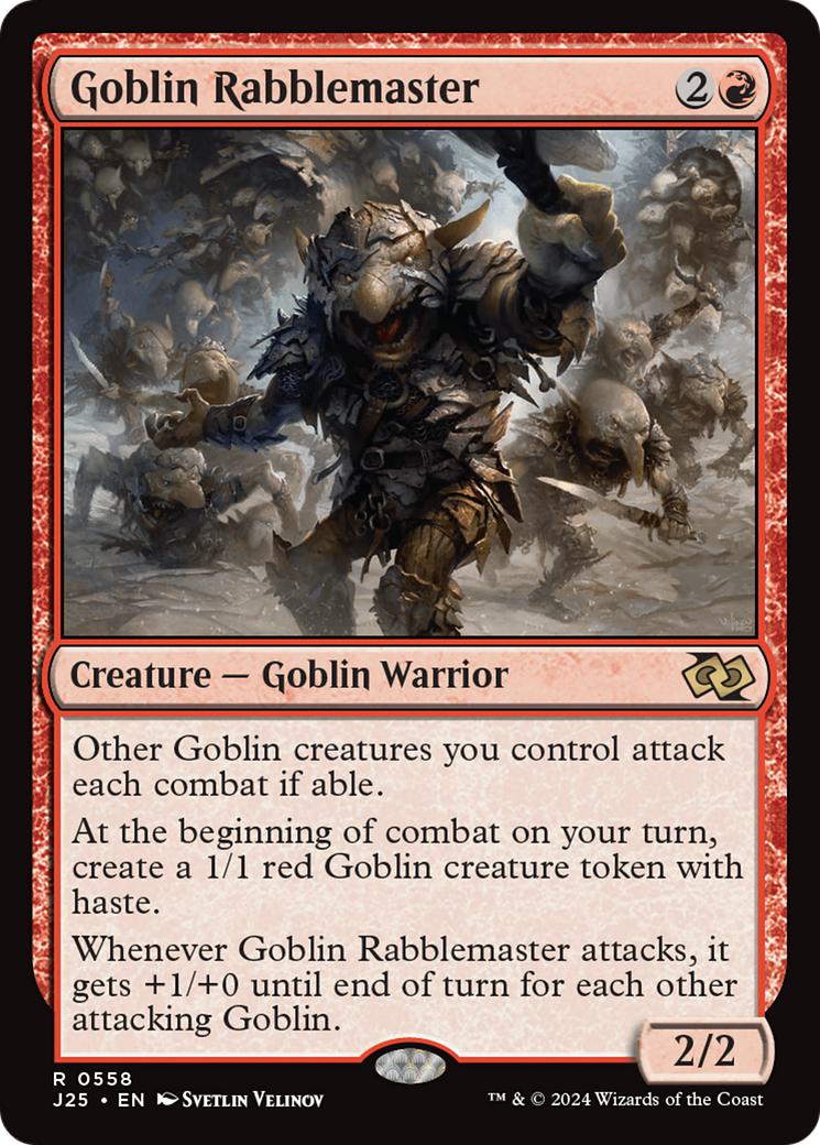 Goblin Rabblemaster [558] [Foundations: Jumpstart] [Non-Foil]