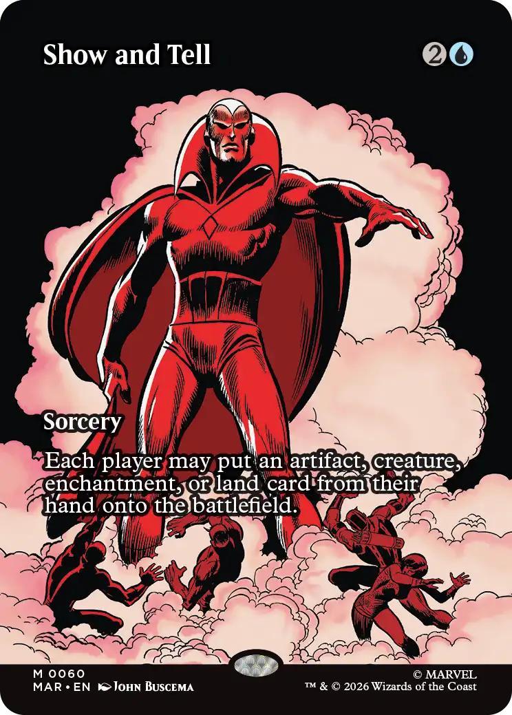 Show and Tell [60] [Borderless] [Source Material] [Marvel Universe] [Non-Foil]