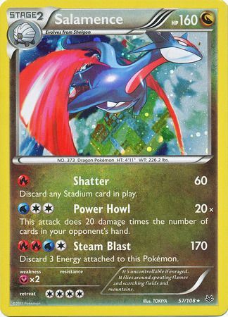 Salamence - 57/108 - Promo [Blister Pack] [XY6MSP-57] [Cosmos Holo]