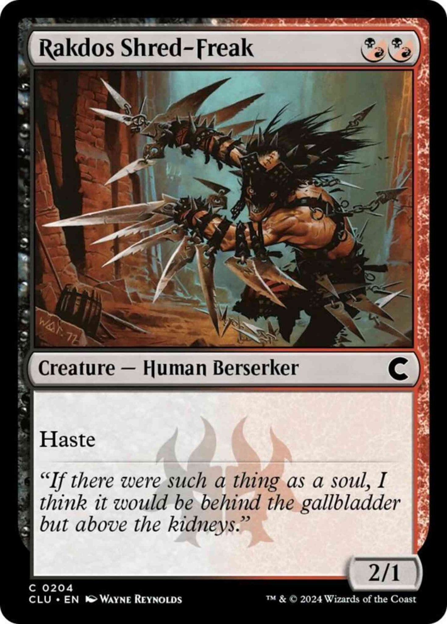 Rakdos Shred-Freak [204] [Ravnica: Clue Edition] [Non-Foil]