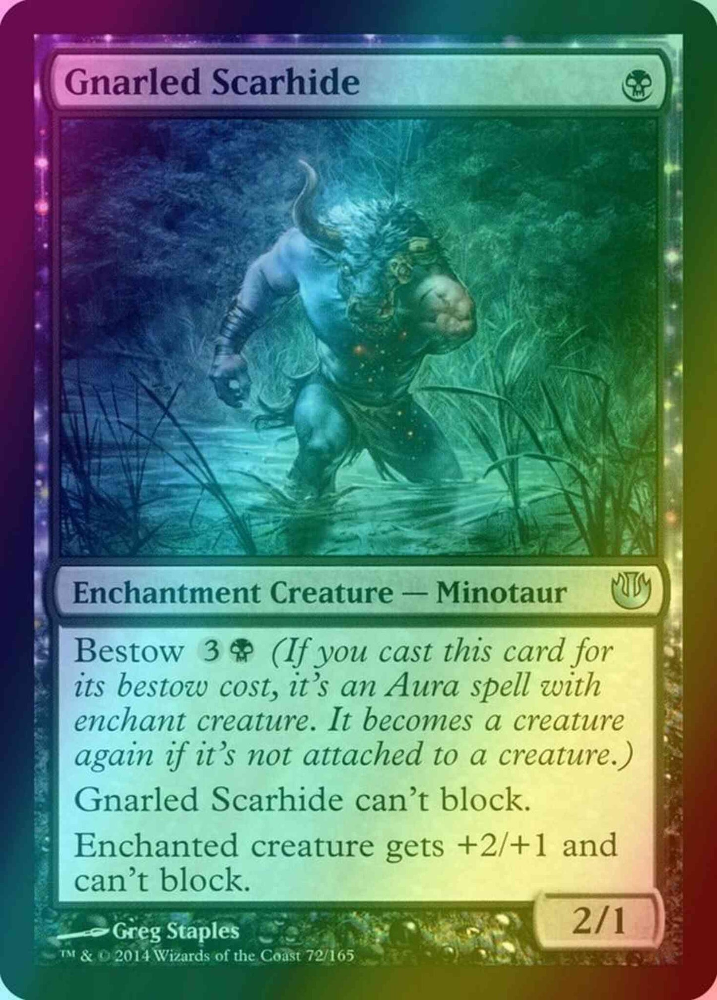 Gnarled Scarhide [72] [Journey into Nyx] [Foil]