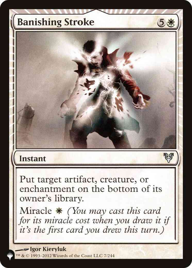 Banishing Stroke [AVR-7] [The List] [Non-Foil]
