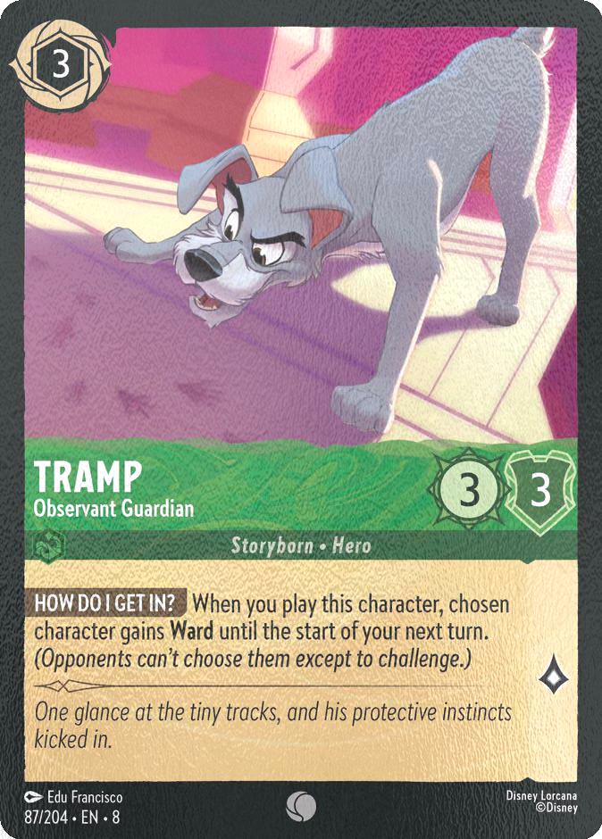 Tramp -Observant Guardian - 87/204 [Reign of Jafar] [Cold Foil]