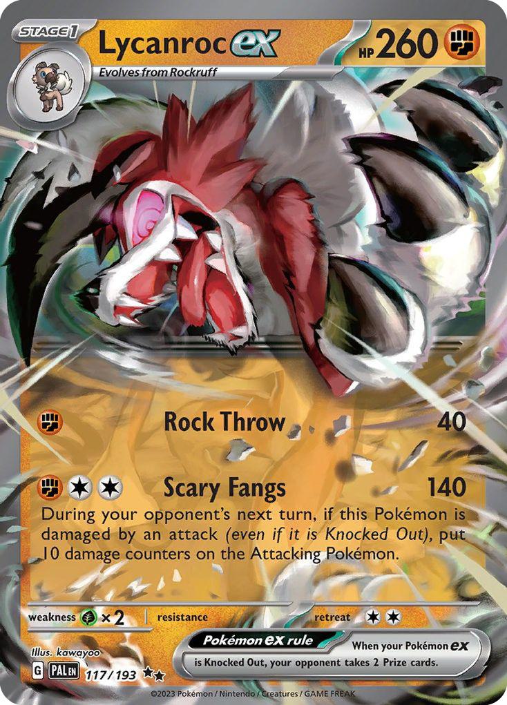 Lycanroc ex - 117/193 - Double Rare [sv02-117] [Ultra]