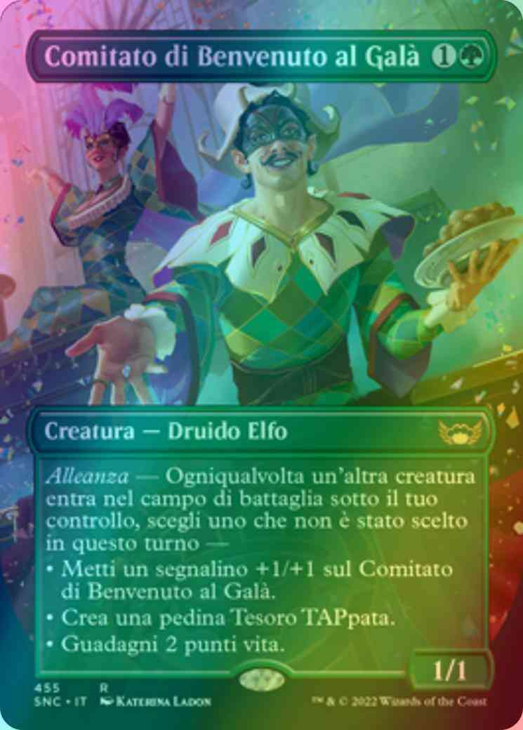 Gala Greeters - Italian [455] [Borderless] [Box Topper] [Streets of New Capenna] [Foil]