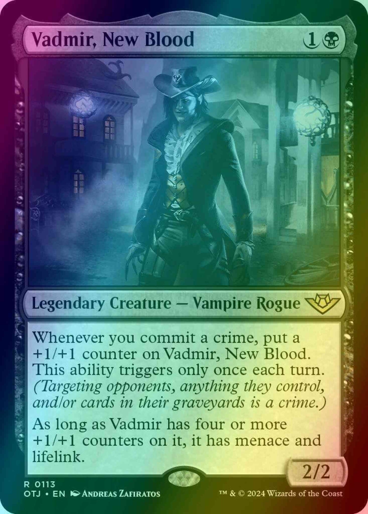 Vadmir, New Blood [113] [Outlaws of Thunder Junction] [Foil]