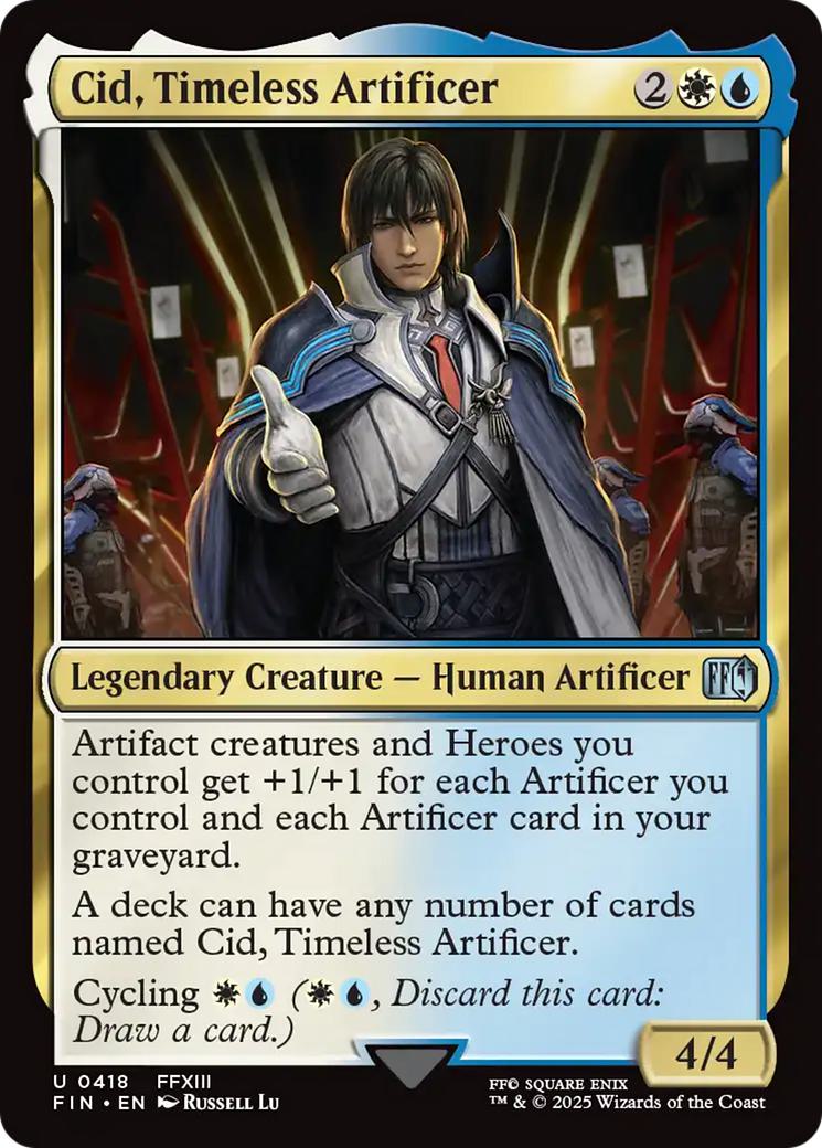 Cid, Timeless Artificer [418] [FFXIII] [FINAL FANTASY] [Non-Foil]