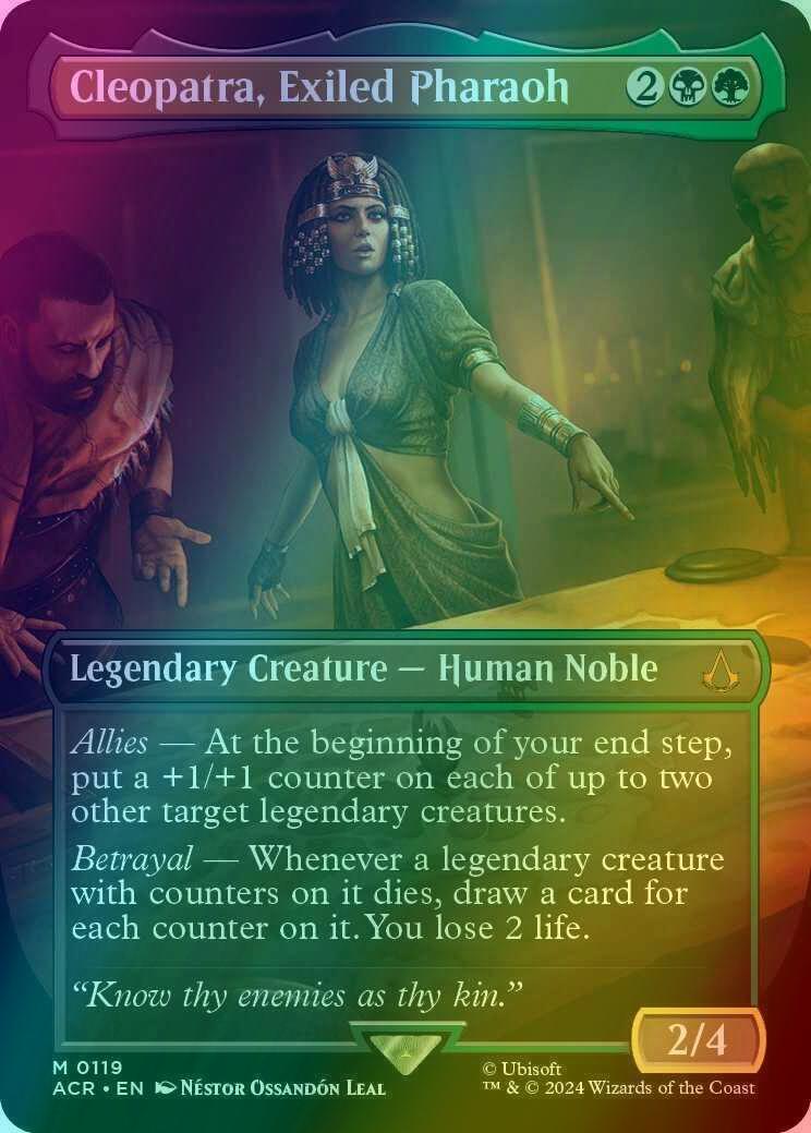 Cleopatra, Exiled Pharaoh [119] [Borderless] [Assassin's Creed] [Foil]
