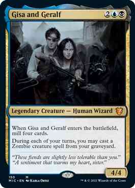 Gisa and Geralf [150] [Innistrad: Midnight Hunt: Commander] [Non-Foil]