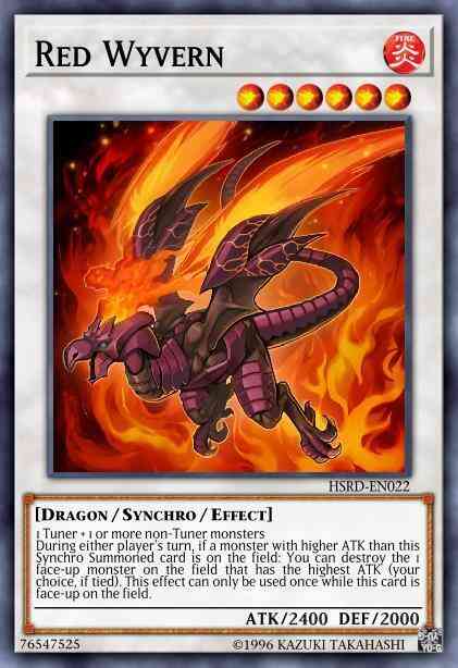 Red Wyvern - HSRD-EN022 - Secret Rare - 1st Edition