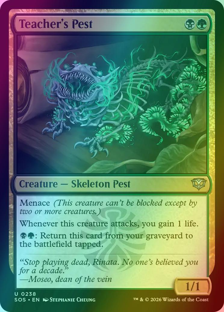 Teacher's Pest [238] [Secrets of Strixhaven] [Foil]
