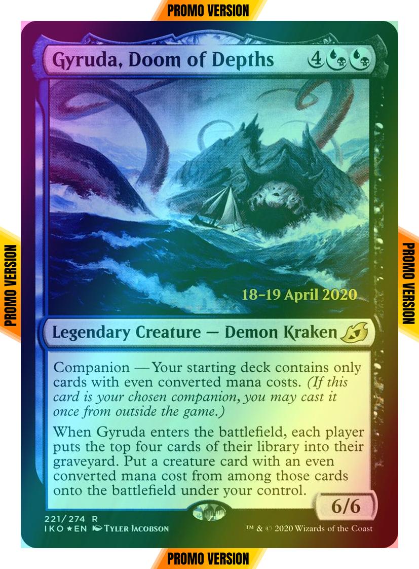 Gyruda, Doom of Depths [Prerelease] [221s] [Ikoria: Lair of Behemoths Promos] [Foil]