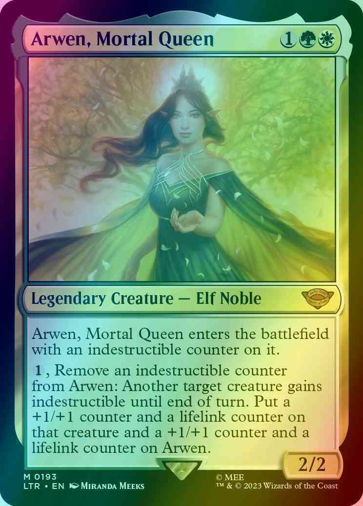 Arwen, Mortal Queen [193] [The Lord of the Rings: Tales of Middle-earth] [Foil]