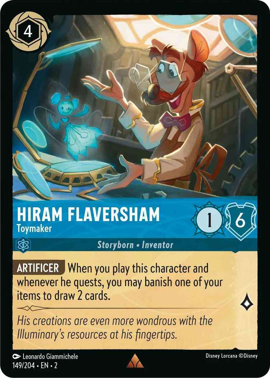 Hiram Flaversham - Toymaker - 149/204 [Rise Of The Floodborn] [Cold Foil]