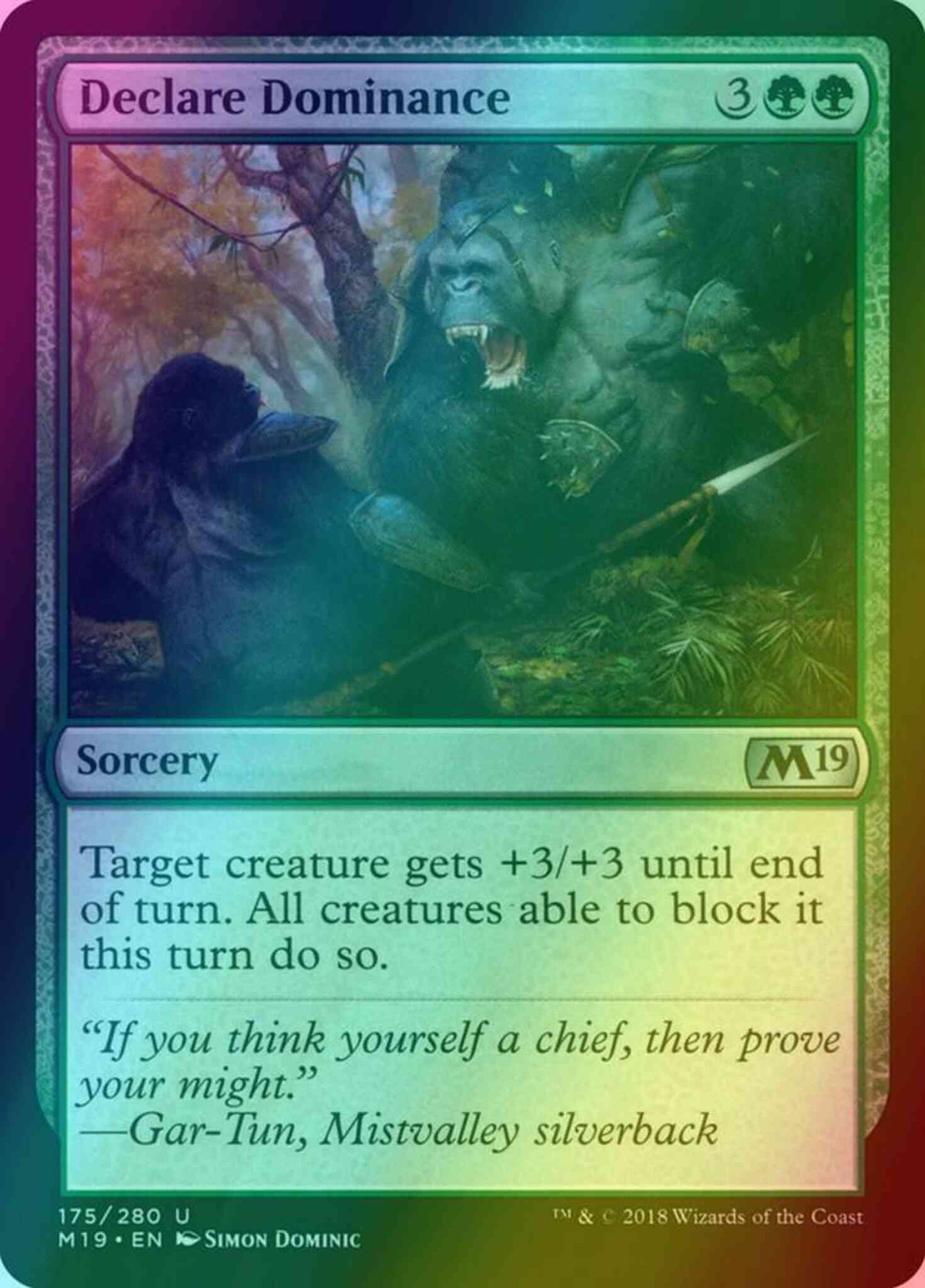 Declare Dominance [175] [Core Set 2019] [Foil]