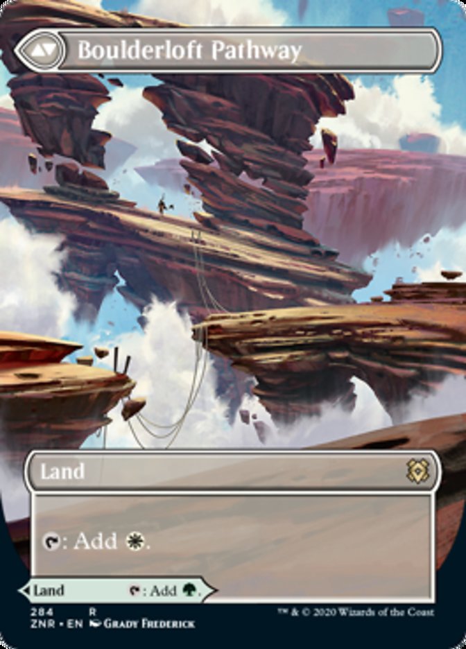 Branchloft Pathway // Boulderloft Pathway [284] [Borderless] [Zendikar Rising] [Non-Foil]