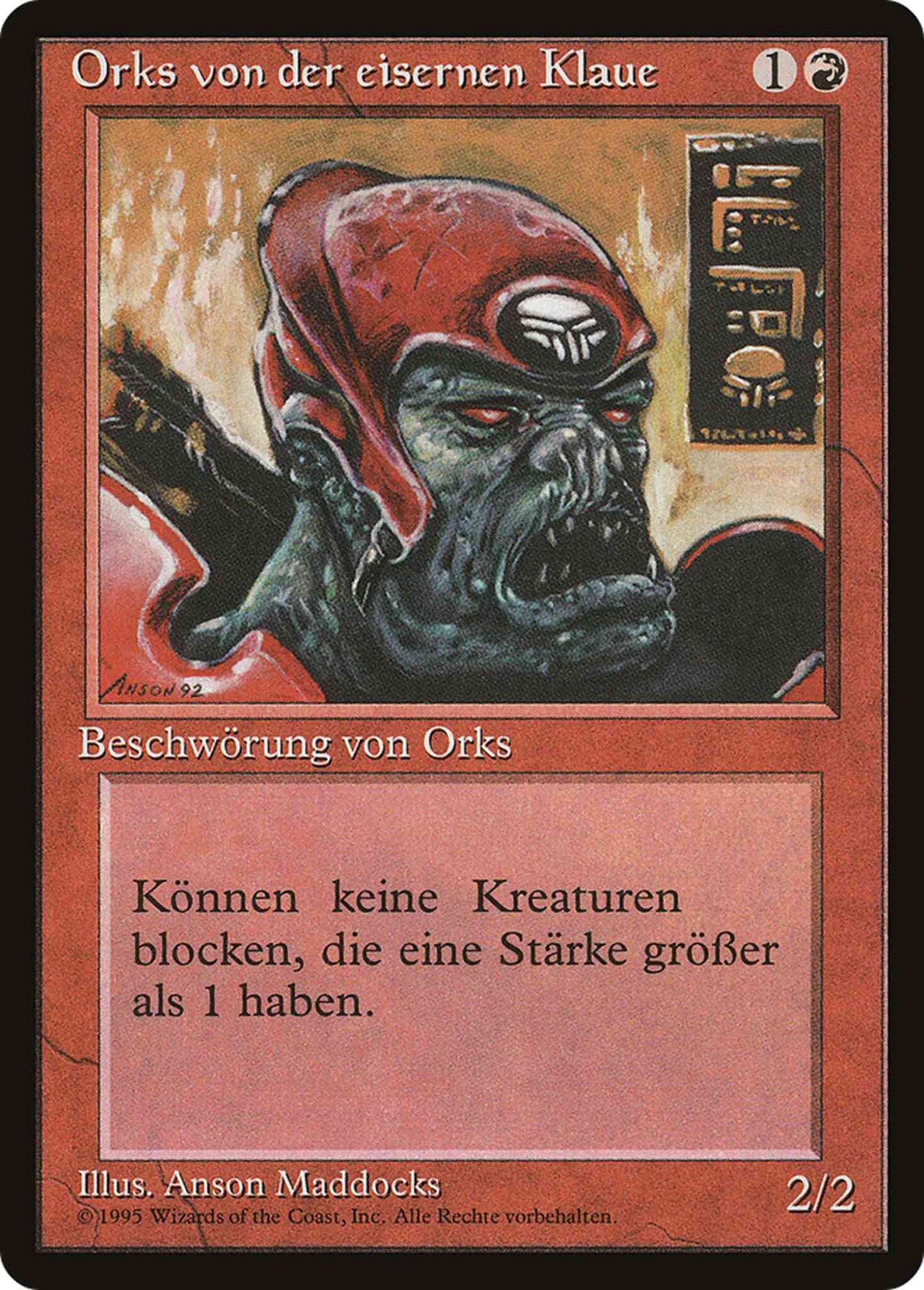 Ironclaw Orcs - German [91] [Renaissance German] [Non-Foil]