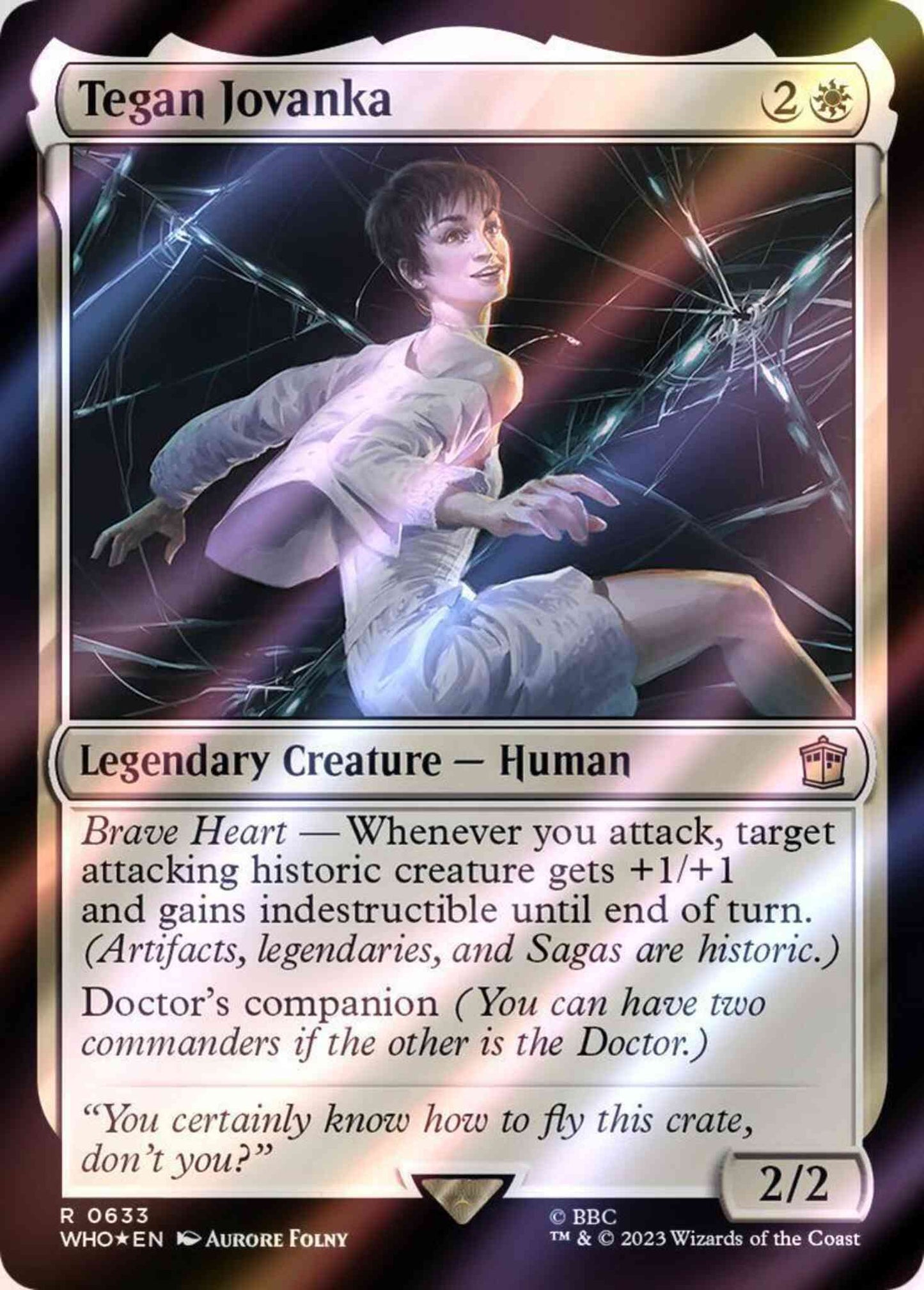 Tegan Jovanka [633] [Universes Beyond: Doctor Who] [Surge Foil]