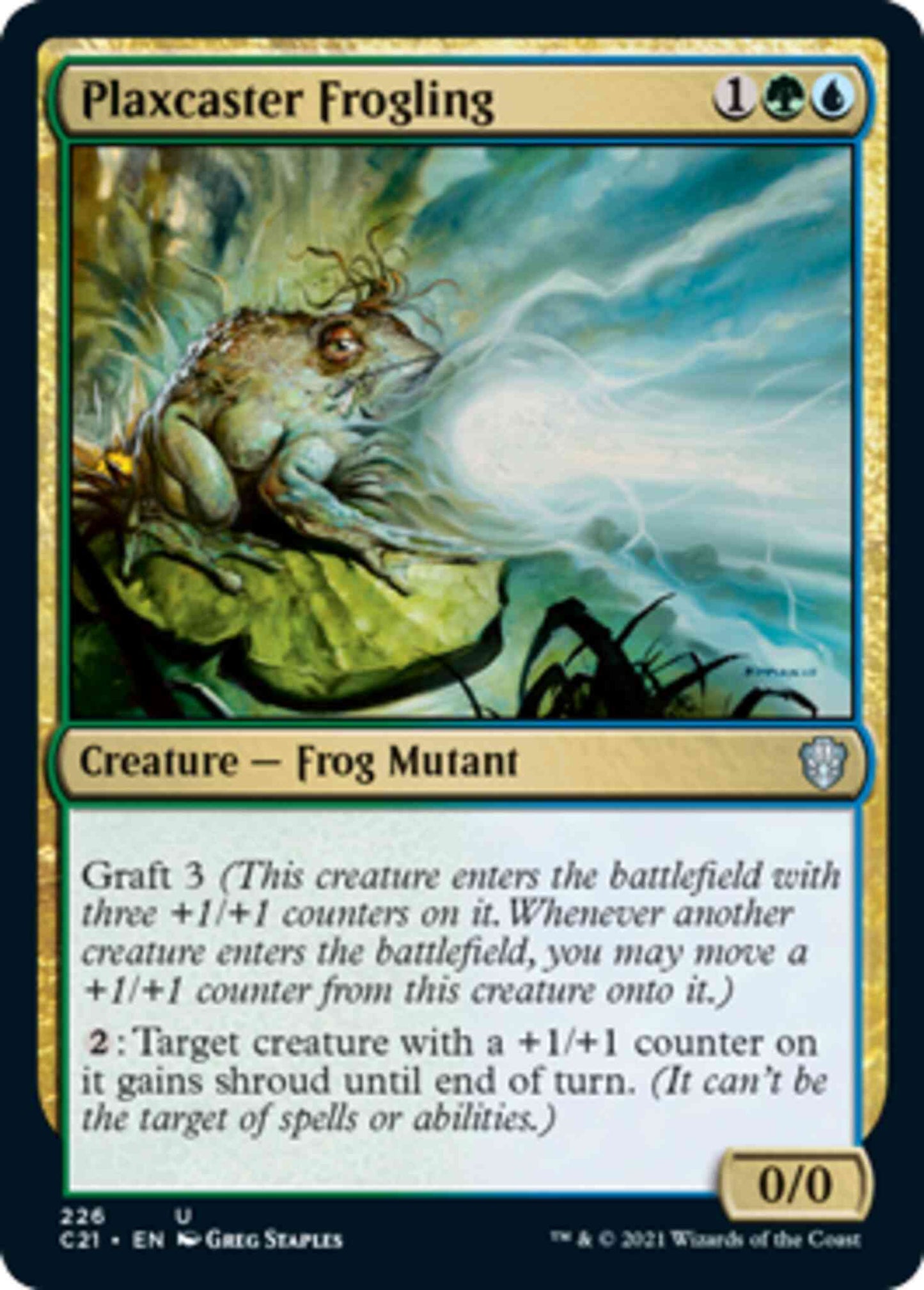 Plaxcaster Frogling [226] [Commander 2021] [Non-Foil]