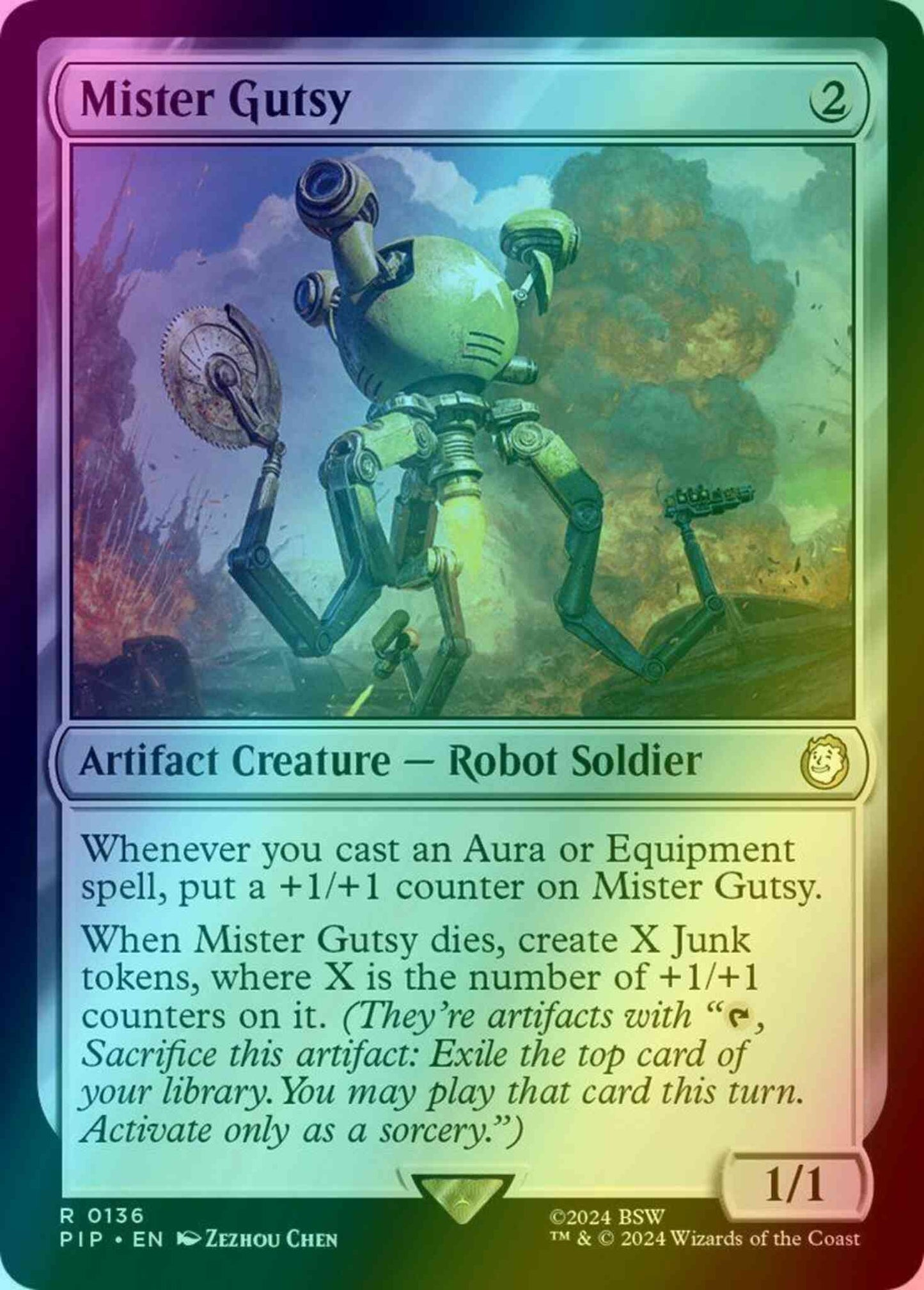 Mister Gutsy [136] [Fallout] [Foil]