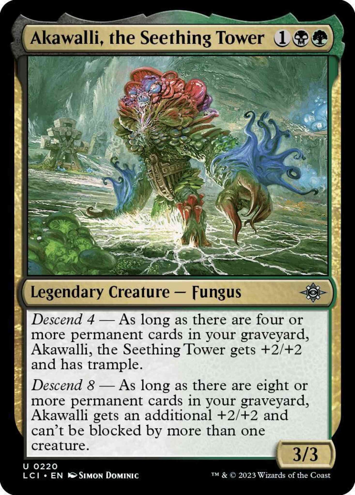 Akawalli, the Seething Tower [220] [The Lost Caverns of Ixalan] [Non-Foil]