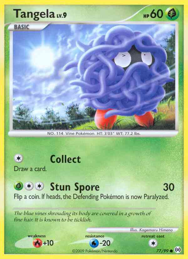Tangela - 77/99 - Common [pl4-77] [Reverse Holo]