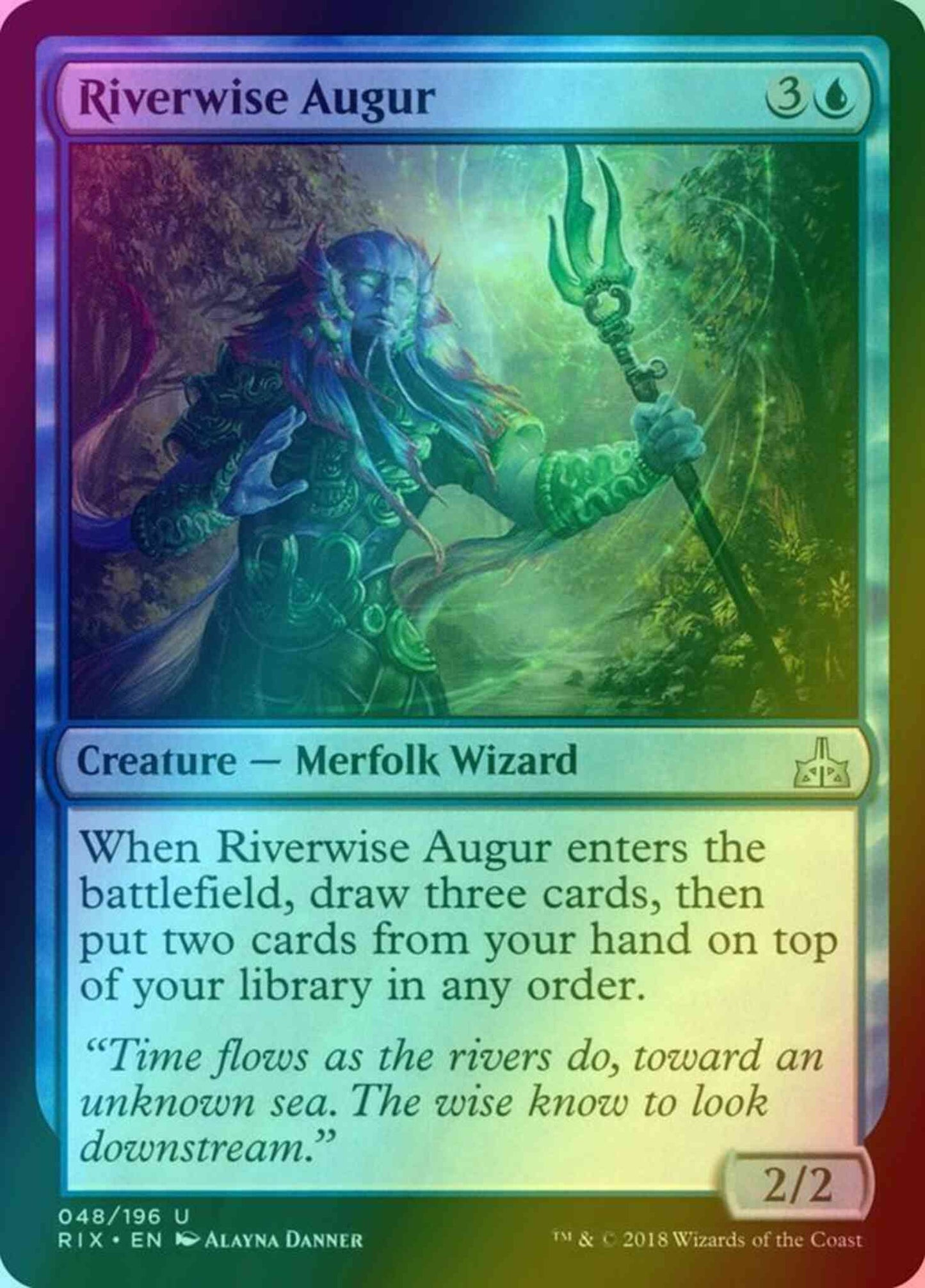 Riverwise Augur [48] [Rivals of Ixalan] [Foil]