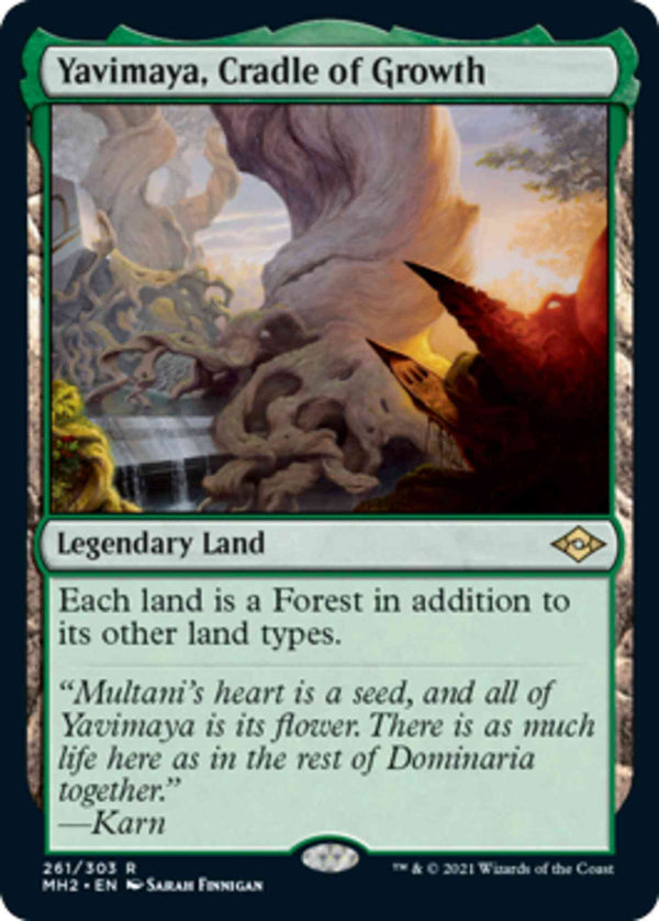 Yavimaya, Cradle of Growth [261] [Modern Horizons 2] [Non-Foil]