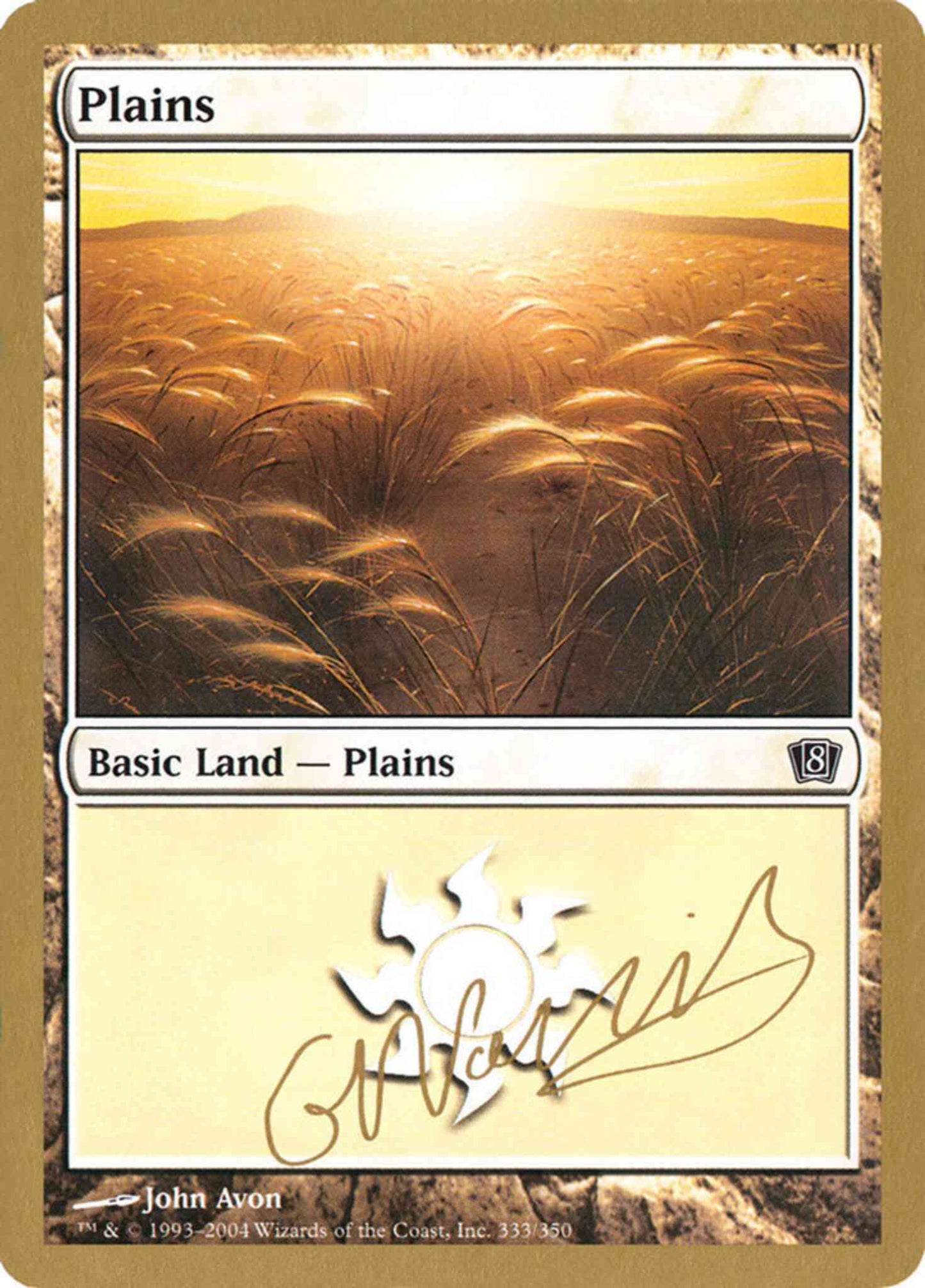 Plains [gn333] [Gabriel Nassif] [333] [World Championship Decks 2004] [Non-Foil]