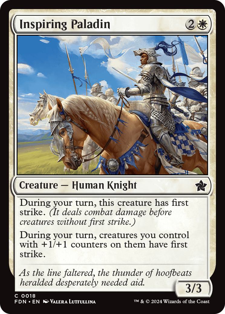 Inspiring Paladin [18] [Foundations] [Non-Foil]