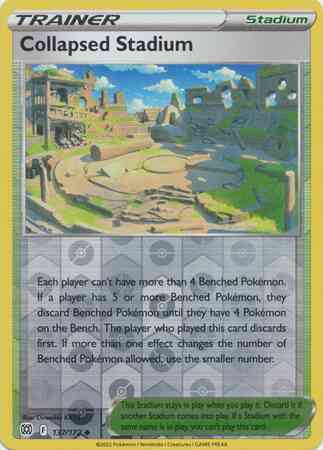Collapsed Stadium - 137/172 - Uncommon [swsh9-137] [Reverse Holo]