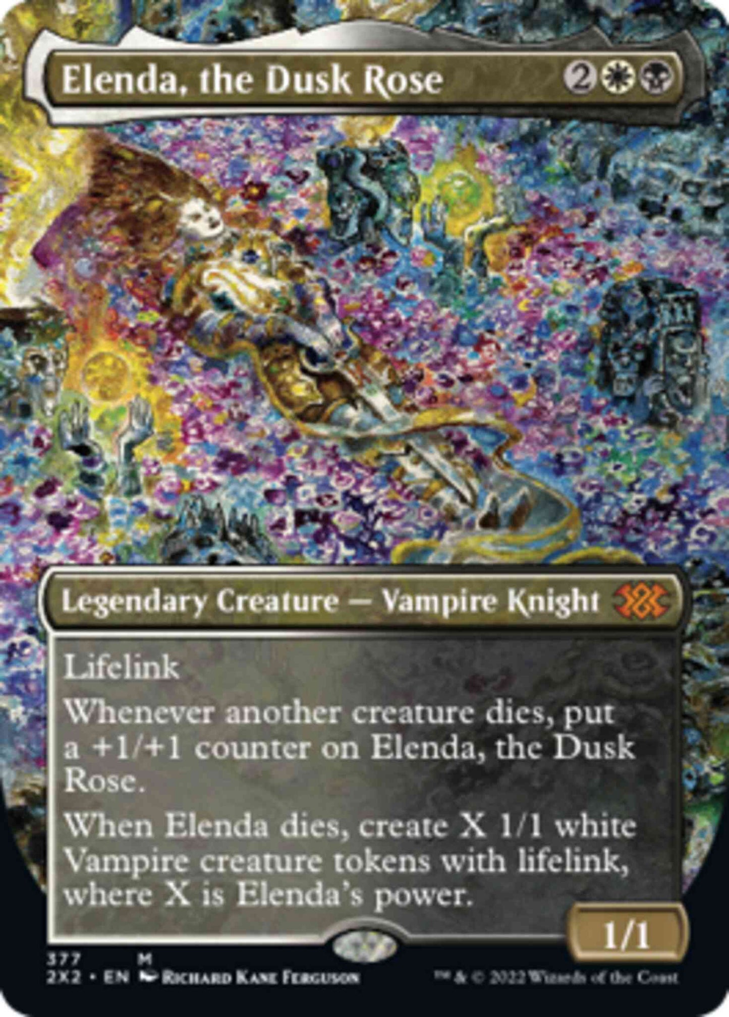 Elenda, the Dusk Rose [377] [Borderless] [Double Masters 2022] [Non-Foil]