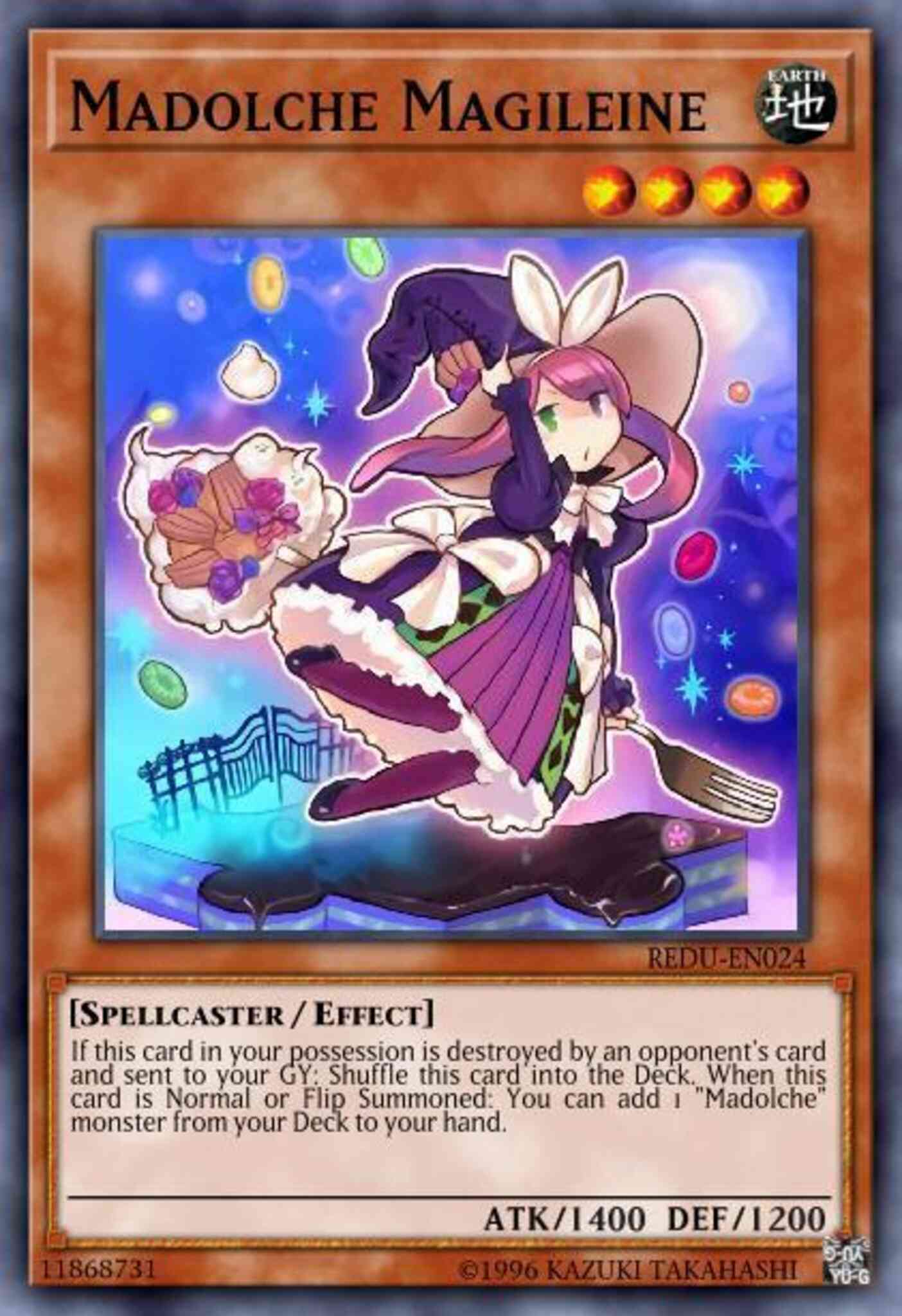 Madolche Magileine - REDU-EN024 - Super Rare - 1st Edition