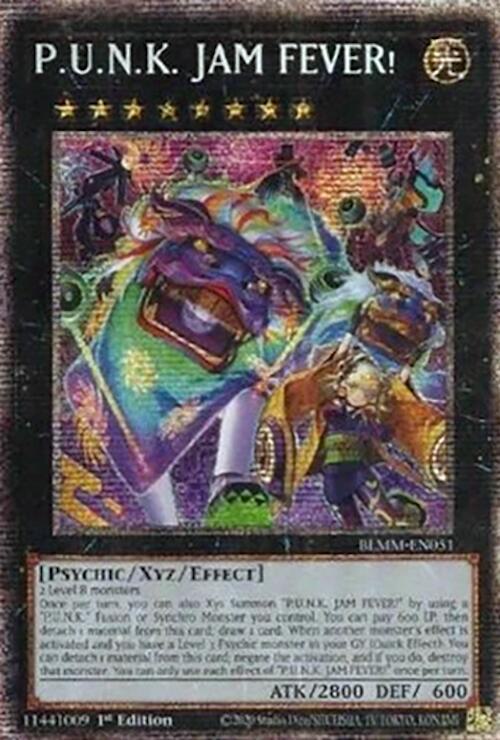 P.U.N.K. JAM FEVER! - BLMM-EN051 - Starlight Rare - 1st Edition