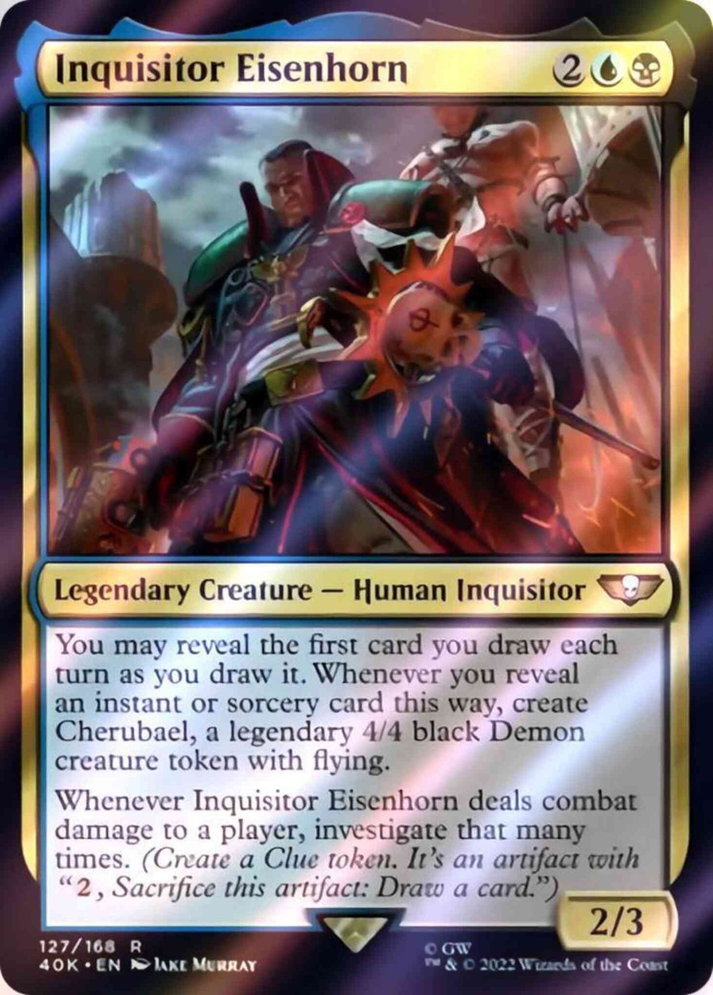 Inquisitor Eisenhorn [127] [Universes Beyond: Warhammer 40,000] [Surge Foil]