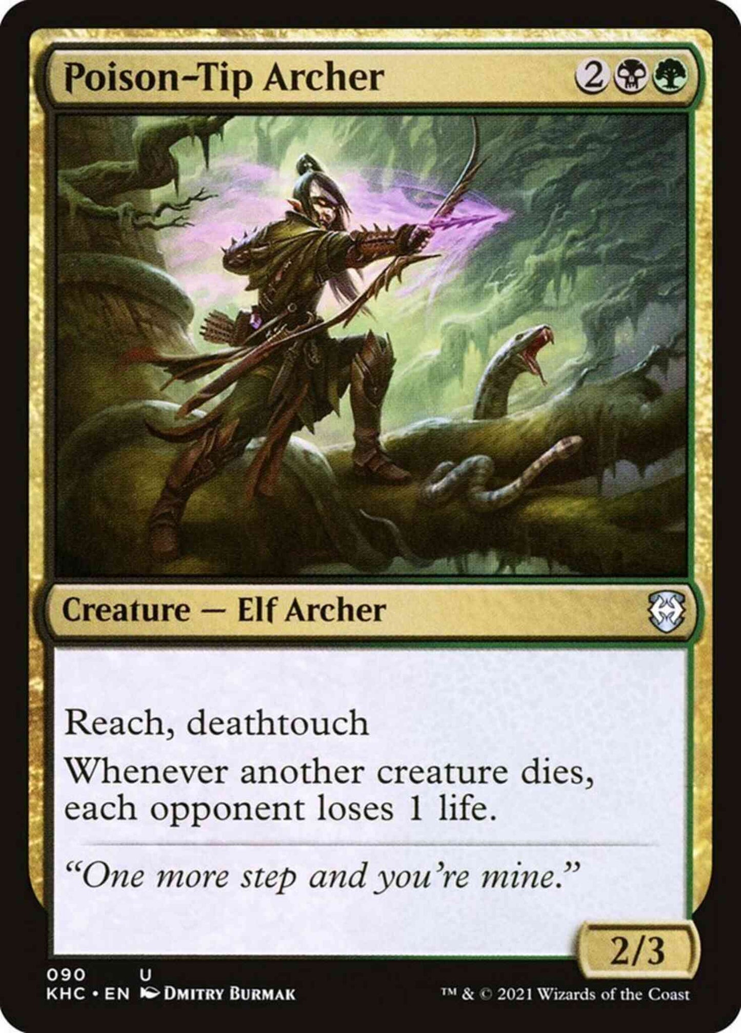 Poison-Tip Archer [90] [Kaldheim Commander] [Non-Foil]