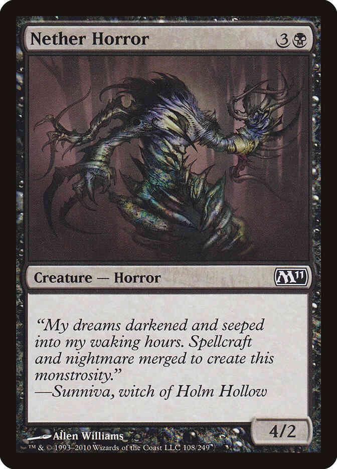 Nether Horror [108] [Magic 2011] [Non-Foil]