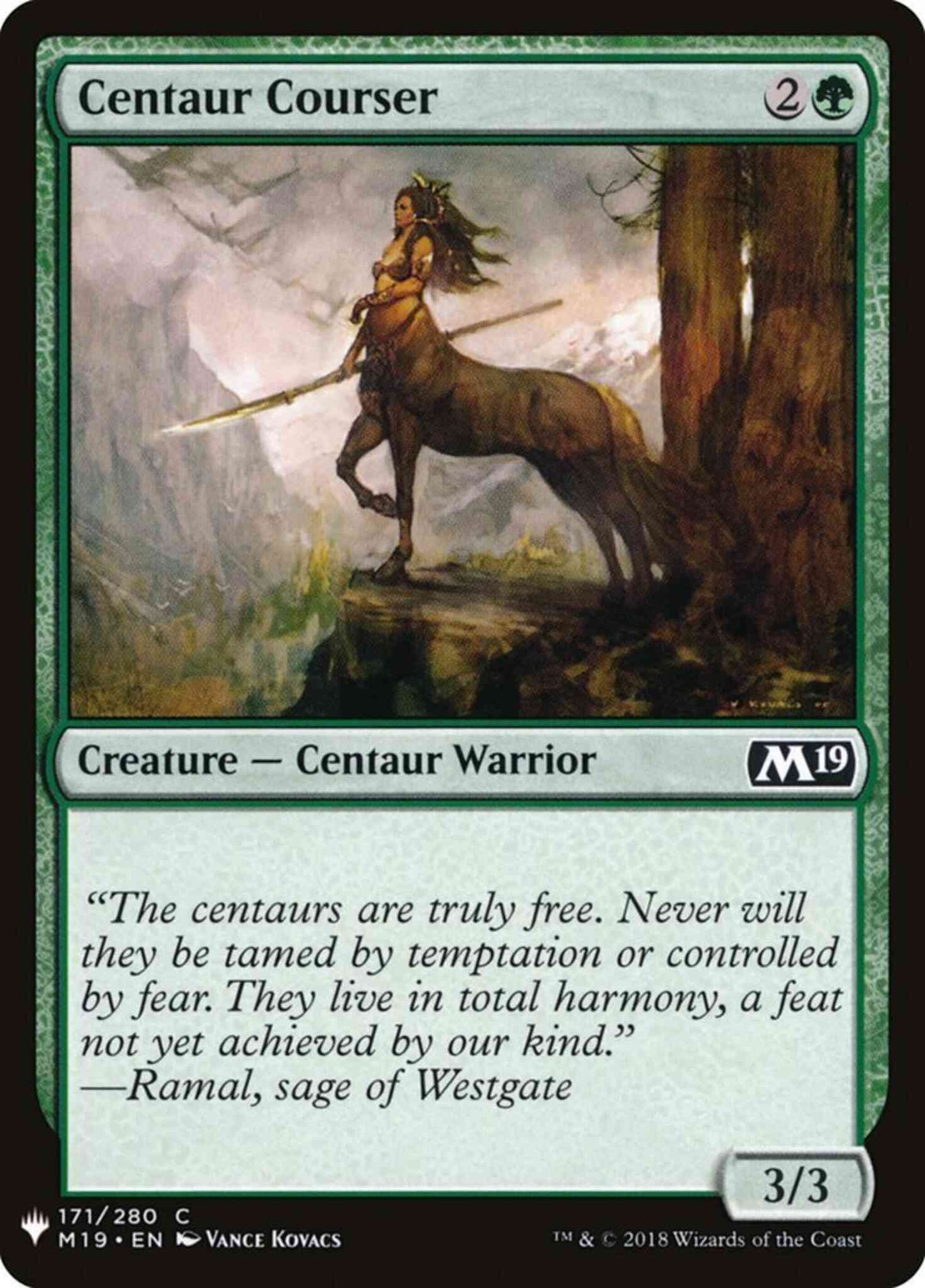 Centaur Courser [M19-171] [The List] [Non-Foil]