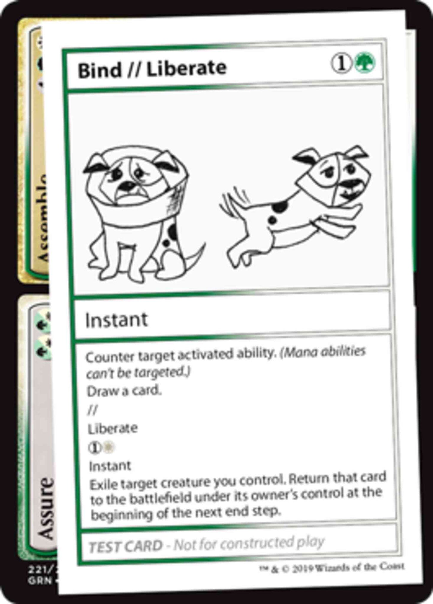 Bind // Liberate - No Symbol [88] [Mystery Booster Playtest Cards 2021] [Non-Foil]