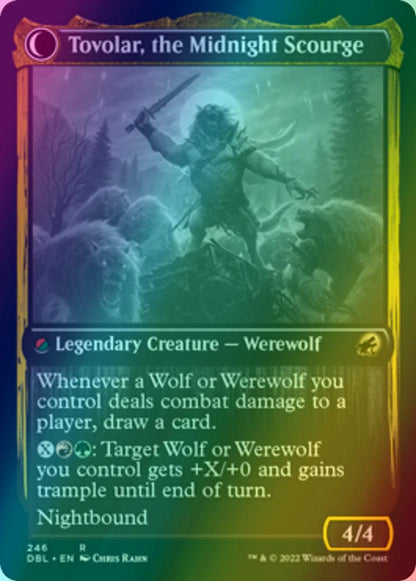 Tovolar, Dire Overlord // Tovolar, the Midnight Scourge [246] [Innistrad: Double Feature] [Foil]