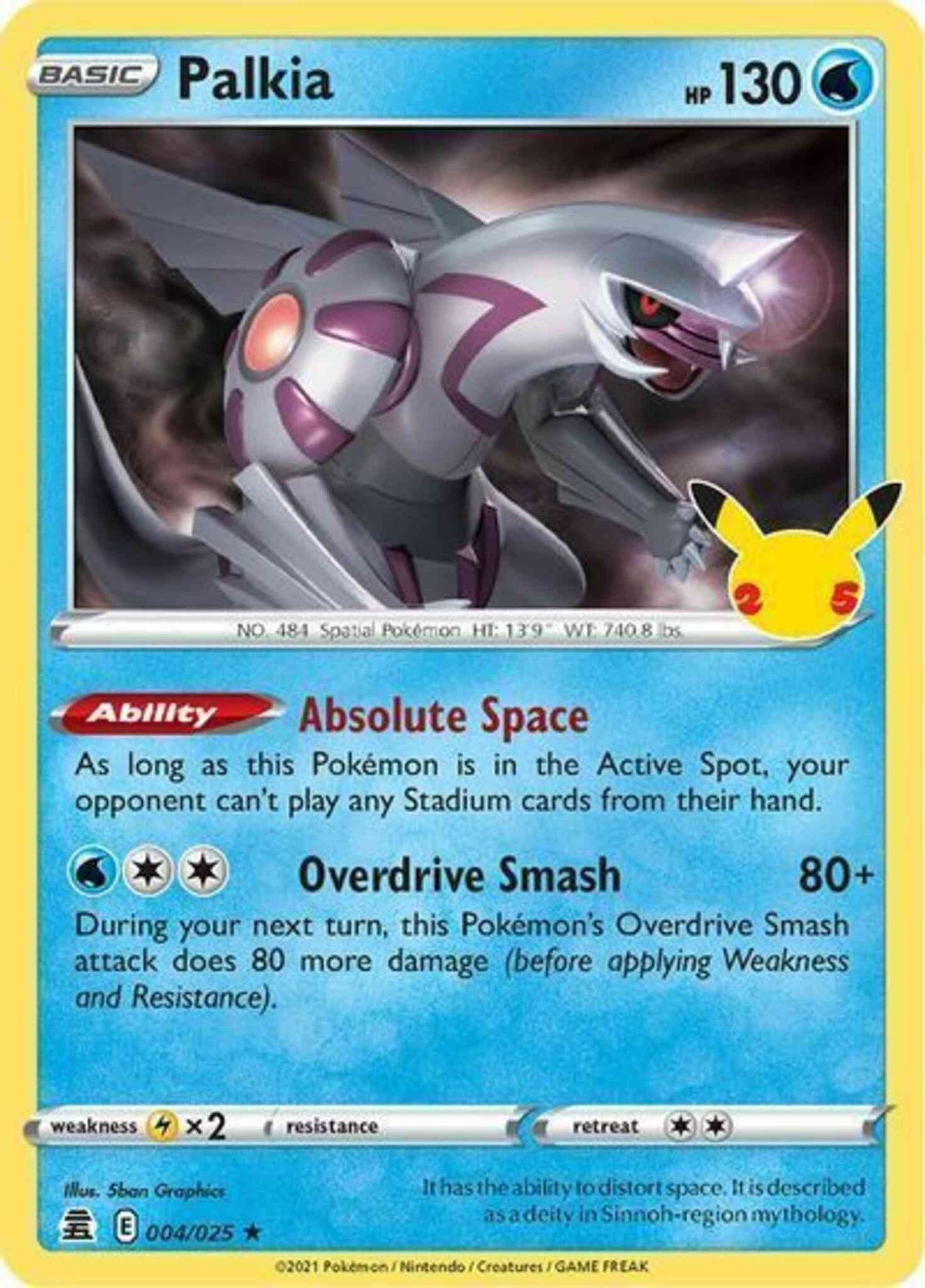 Palkia - 004/025 - Rare [cel25-004] [Holo]